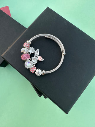 Pandora Charm Bracelet with Swarovski